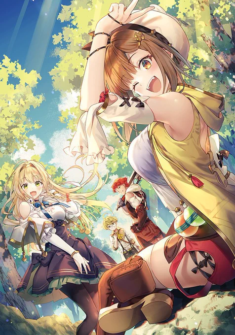 コミカライズ『ライザのアトリエ ～常闇の女王と秘密の隠れ家～』 この度重版致しました!  お手に取ってくださった皆様ありがとうございます…! 素敵な作品に携わることが出来て、改めてとても嬉しく思います 是非アニメと一緒にお楽しみ頂けたら嬉しいです!