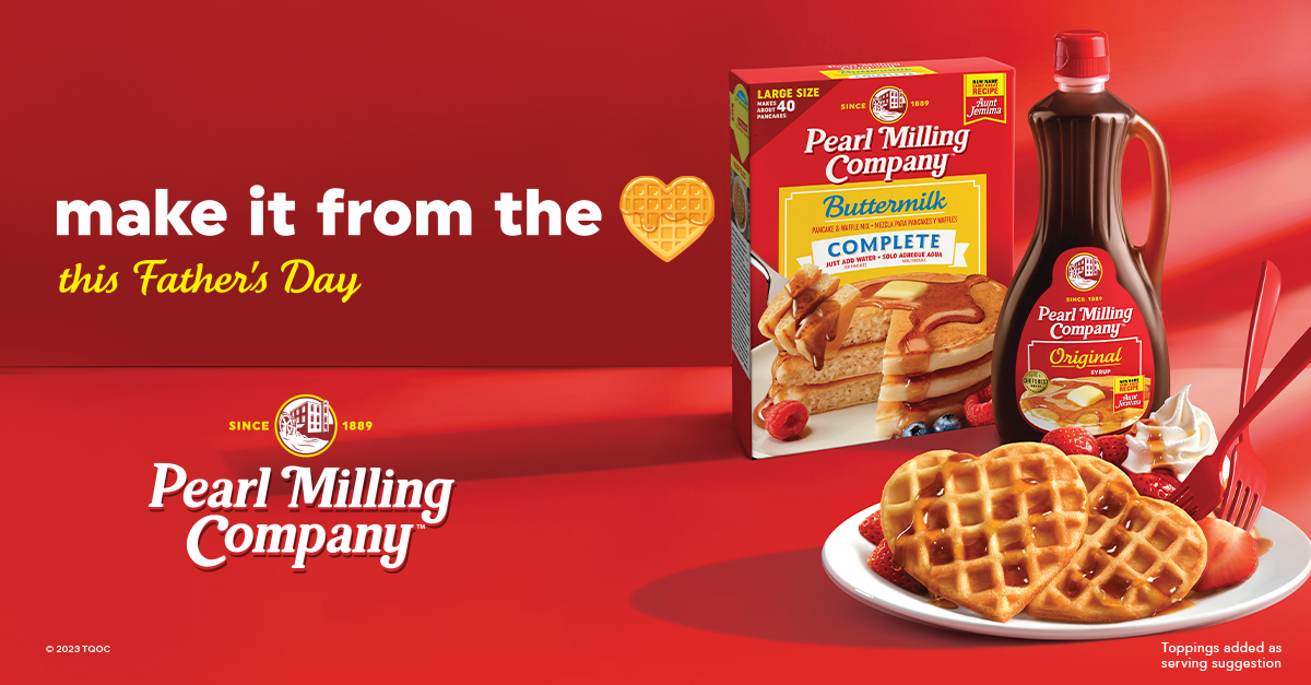 The key to dad's heart is through his stomach! ❤️ 

Serve dad a fresh stack of breakfast with Pearl Milling Company this Father's Day! 🥞 Does your dad prefer waffles or pancakes?