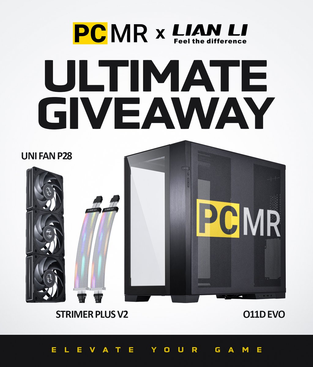 Tick-Tock. Time is running out! Only 5 days left to enter the Lian Li x PCMR Giveaway! Don't miss out! l8r.it/ugAD 

#LIANLI #pcmr #PCGiveaway #GamingGear #TechGiveaway #GamingCommunity #TechEnthusiast #gamingsetup #O11DEVO #UnifanP28 #StrimerPlusV2
#Giveaway