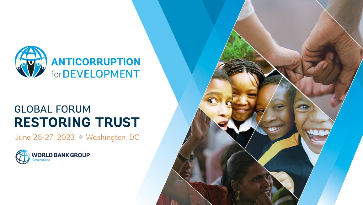 Aware of corruption's societal and environmental costs, <a href="/WorldBank/">WorldBank</a> is reaffirming its commitment to #anticorruption as a development priority.

The Anticorruption for Development (AC4D) Global Forum will take place June 26-27 in Washington, D.C. Register: wrld.bg/88Gj50OIxhA