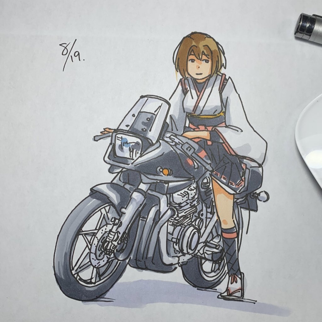 榛名(艦これ) 「#見た人も無言でなにか日本あげる」|ひじからのイラスト