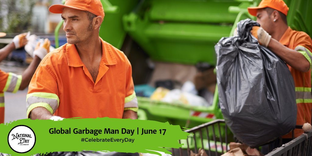 Saluting the unsung heroes this #GarbageManDay! Ever consider the irony? We create the mess, they pick it up, and yet we call them the "trash guys." Now that's comedy. nationaldaycalendar.com/global-garbage…