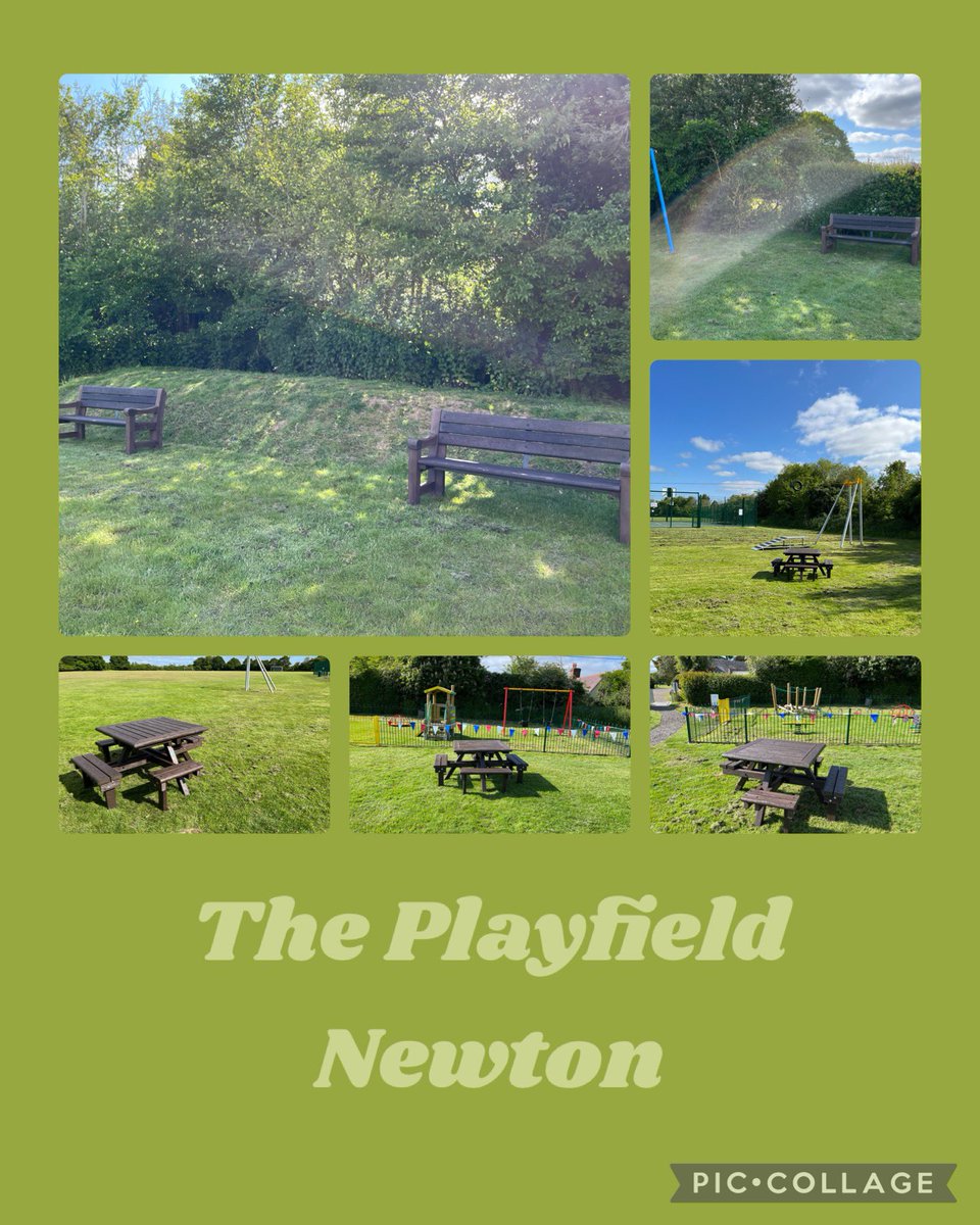 Lots of new seating installed at the playing field in Newton on behalf of Newton Parish Council, 3 new benches and 3 new picnic tables of which one is an accessible picnic table for wheel chair users.
#RecycledPlastic <a href="/leeparkernewton/">Lee Parker 🇬🇧🇪🇺 🔶</a>