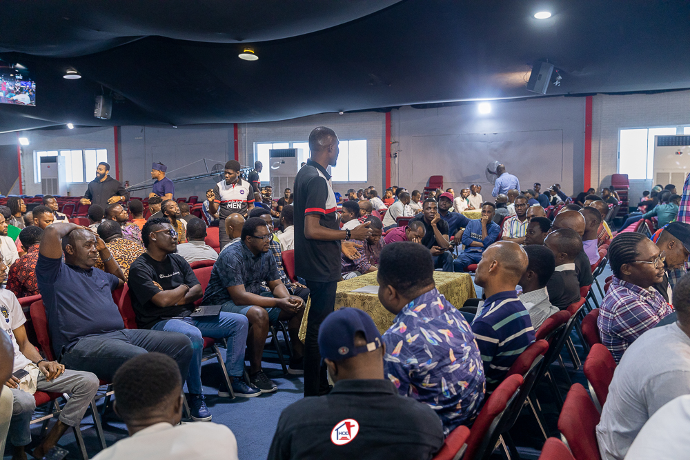 HODChurchNG's tweet photo. The bonding and break-out session is one of the highlights of today.
Conversations were narrowed down to the experiences and happenings in our today's world
#hodchurch #mensfellowship #mightymenofdavid https://t.co/xb2kfRsEso