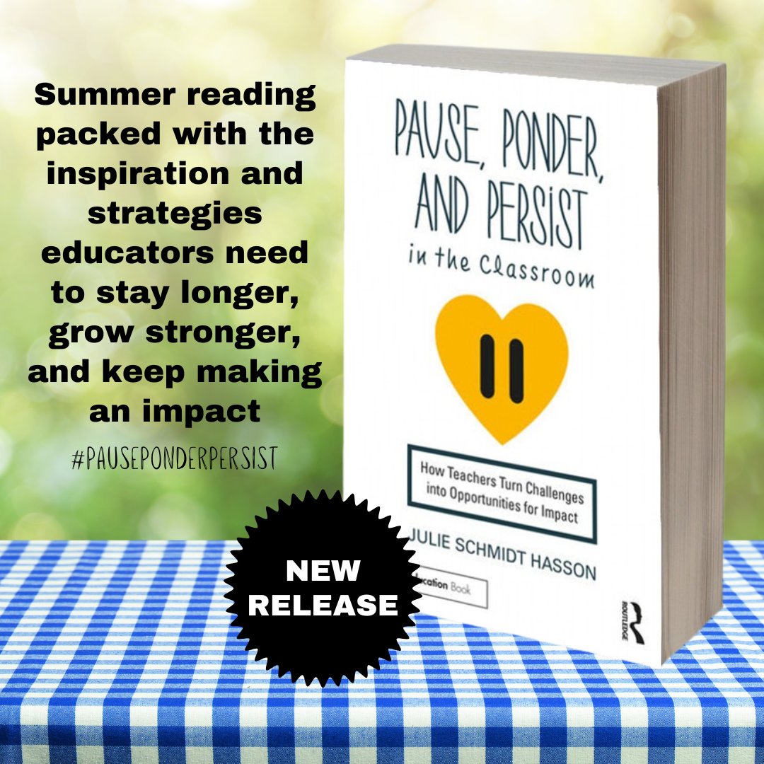 Pause, Ponder, and Persist in the Classroom brings educators a 3 step framework for navigating challenges in ways that light them up instead of burn them out. Check out this new release at loom.ly/liK60Qo
#education #educationbooks #teachers #pauseponderpersist #k12