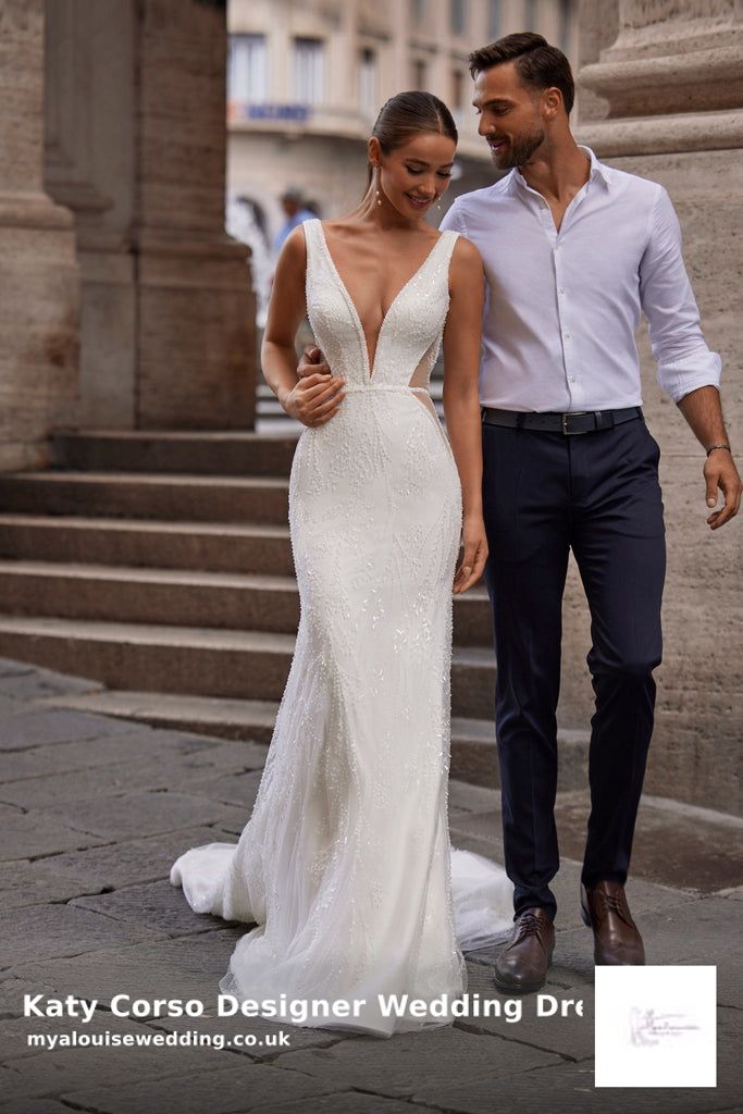 MyalouiseWed's tweet photo. Check out this product 😍 Katy Corso Designer Wedding Dress LOLA 😍 
by Myalouise Wedding Boutique starting at £1,904.00. 
Shop now 👉👉 https://t.co/KVoEwJIM6G  #weddingdress #bridetobe #bridalstore https://t.co/eX7pSwjDwF