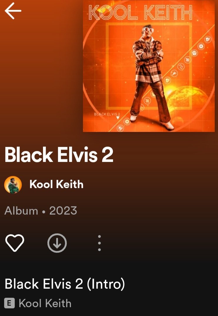 #realrap alert!   My man @UltraMan7000 just dropped #blackelvis 2.   Album out now on all plats.   Nicest album of the year.