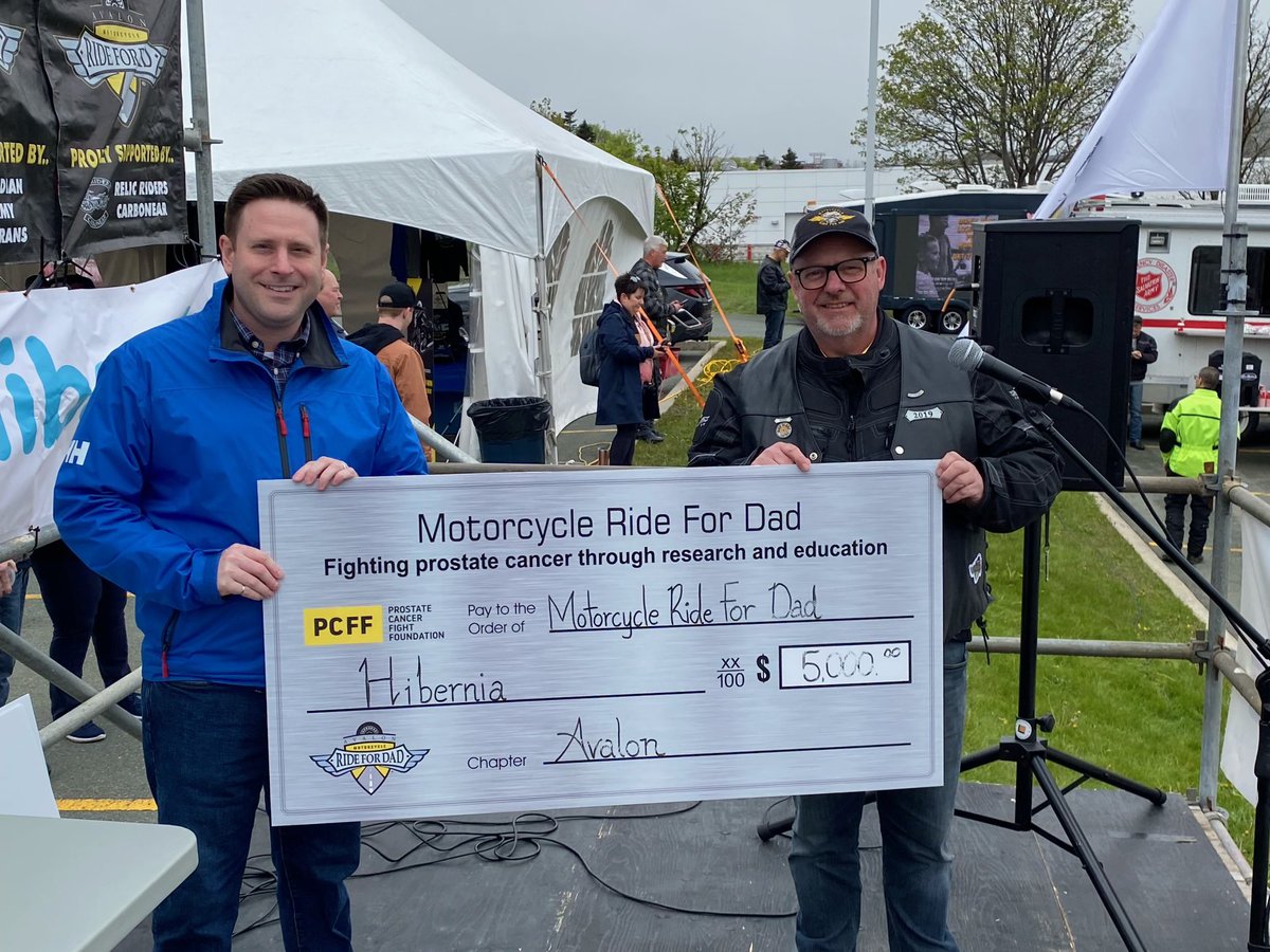 hiberniaproject's tweet photo. The annual Ride for Dad is today and HMDC is onboard as a sponsor again this year! 

Thank you @NLRideForDad for all you do to support prostate cancer research and awareness! 💙 https://t.co/ttEAIT9a4z