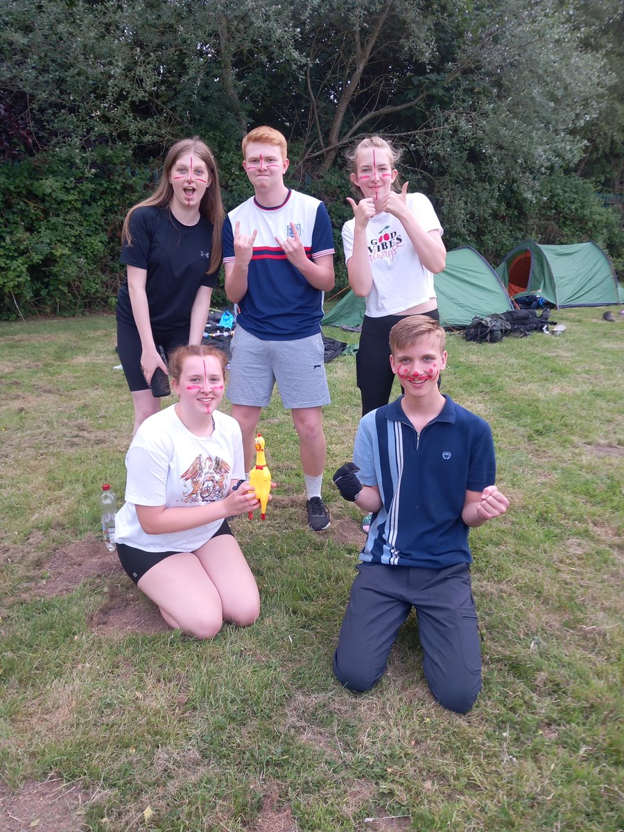 Amazing couple of days. Who brings face paint to d of e ...this bunch. Next Snowden. <a href="/ASCC_PArts/">ASCCPAMusic</a> @allsaintsccduk <a href="/DofEGMTeam/">Greater Manchester DofE</a> and don't forget insta Ascc_dofe for adventure of norbet and reggie