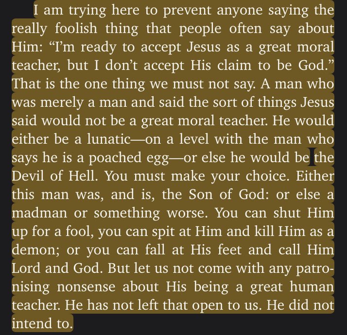 @SymphonicWhite Absolutely banger passage on this from the Goat CS Lewis