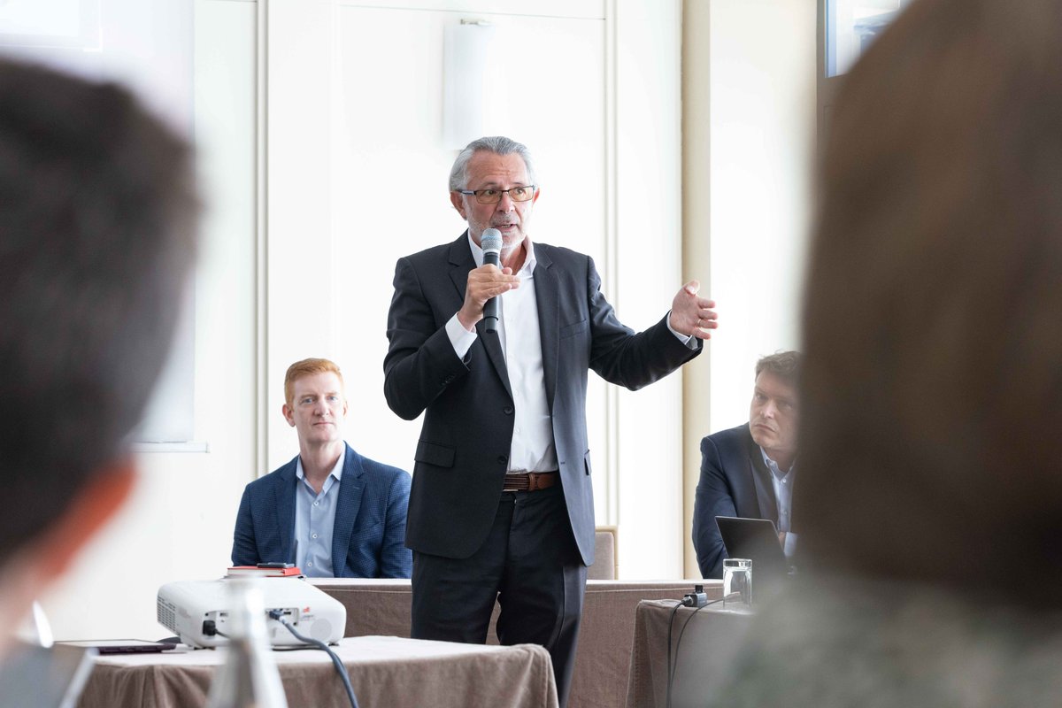 CFM_engines's tweet photo. [#ParisAirShow] A taster of @salondubourget for the #CFM Executive team with the CFM media briefing today ! The occasion for CFM to give an overview of the #CFMLEAP and #CFMRISE programs.
#LEAPintoPAS #ExtraordinaryTogether https://t.co/fbAOehCMWy