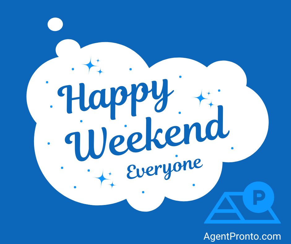 agentpronto's tweet photo. Happy Weekend everyone! Whether you are just enjoying a day at home and want to review listings, or you are busy outside - Agent Pronto is happy to help you find the right agent for your needs 😀 https://t.co/mm0GgF8Fpi #AgentPronto #realestateagent #happyweekend #saturday https://t.co/9jHr2UrqVU