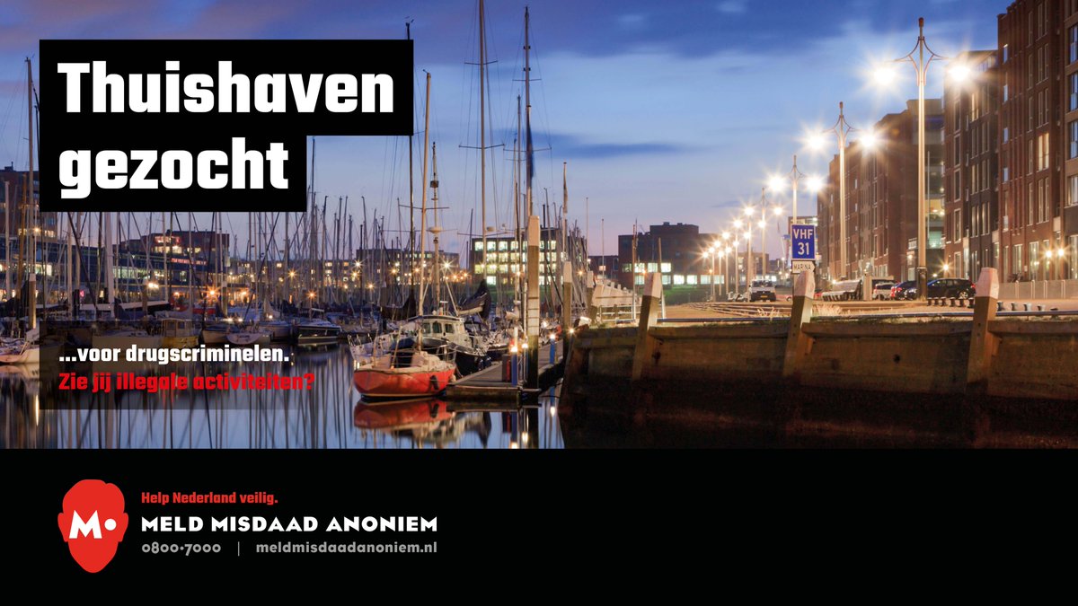 Ken jij iemand die criminelen helpt bij drugssmokkel? Mensen die smokkelaars helpen, slepen met sporttassen, maken rare vaarbewegingen of vissen pakketjes op uit zee. Iets gezien? Meld het anoniem via 0800-7000 of meldmisdaadanoniem.nl #anoniem #melden #drugs #haven 📞