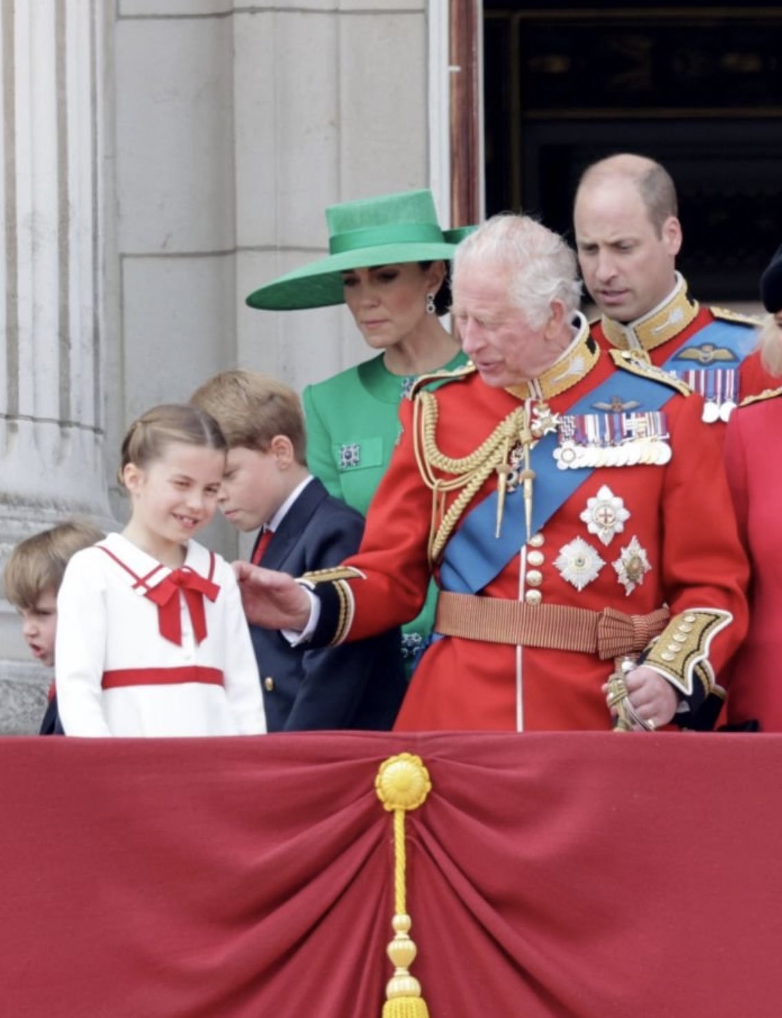 Belle on X: "King Charles and his granddaughter, Princess Charlotte🥰 #TroopingtheColour https://t.co/lbTSaPwaHL" / X