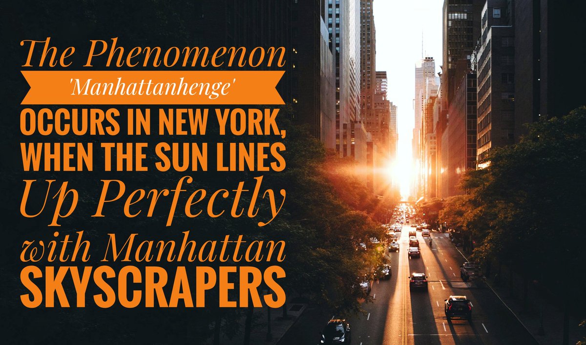 #Manhattanhenge #Manhattan #NewYork #SunLight #SkyScraper