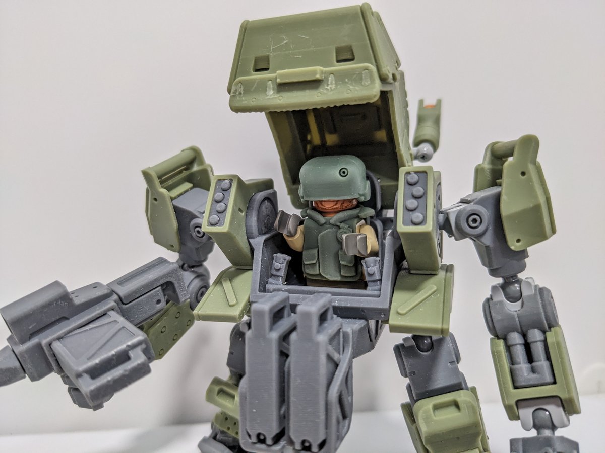 WinkyWi23067381's tweet photo. 中量級人型戦車
#人型戦車
#MechTank
#3Dprinting
#Mech https://t.co/Lizqe4Xm4X