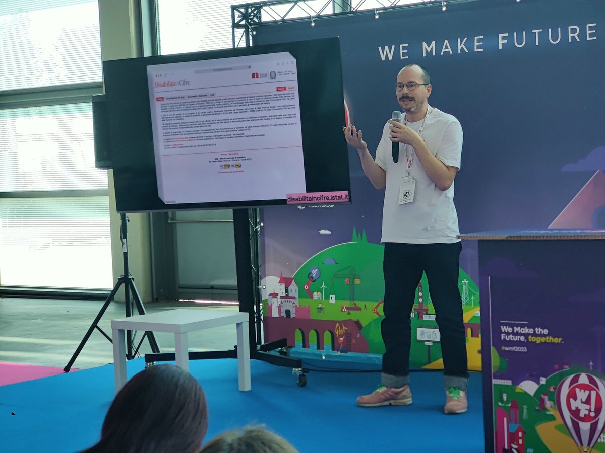 Cla_Gagliardini's tweet photo. Sul palco dell'agorà Diversity & Inclusion del We Make Future di Rimini c'è ora Matteo Moretti, Founder at https://t.co/hch9FKZ0JW, Professor at Uniss.
#wmf2023 #Diversity #inclusion @WMFWeMakeFuture https://t.co/QA4WxKLEnU