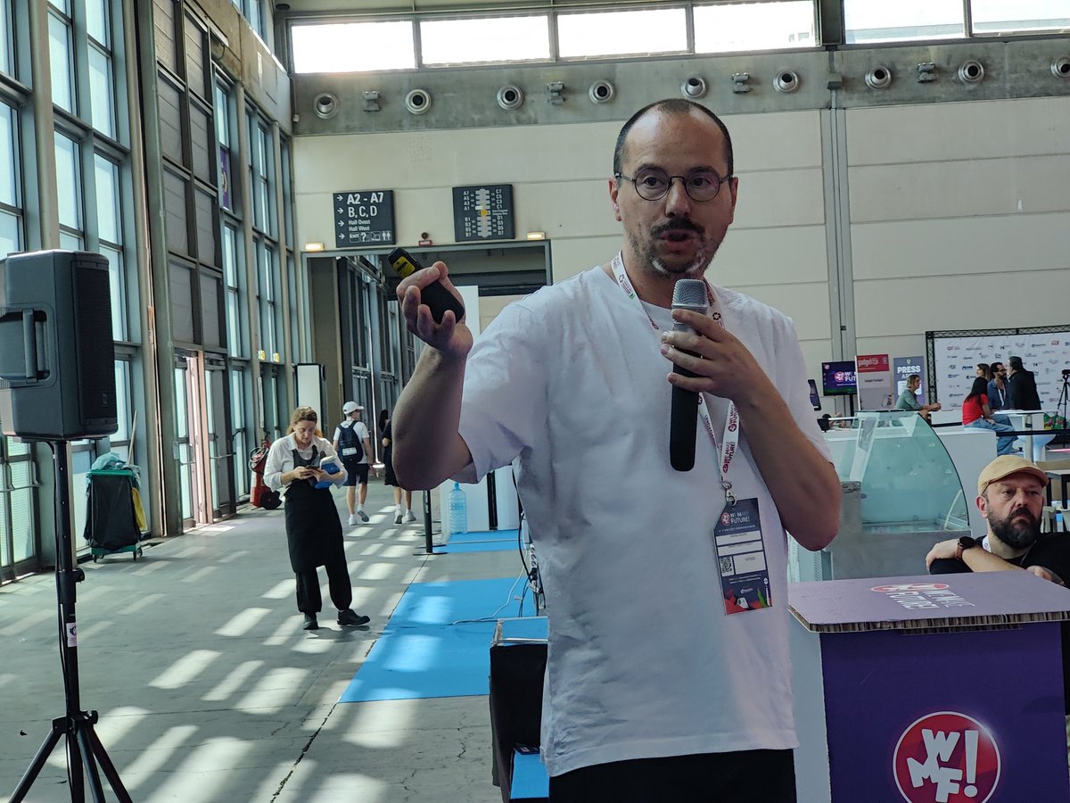 Cla_Gagliardini's tweet photo. Sul palco dell'agorà Diversity & Inclusion del We Make Future di Rimini c'è ora Matteo Moretti, Founder at https://t.co/hch9FKZ0JW, Professor at Uniss.
#wmf2023 #Diversity #inclusion @WMFWeMakeFuture https://t.co/QA4WxKLEnU