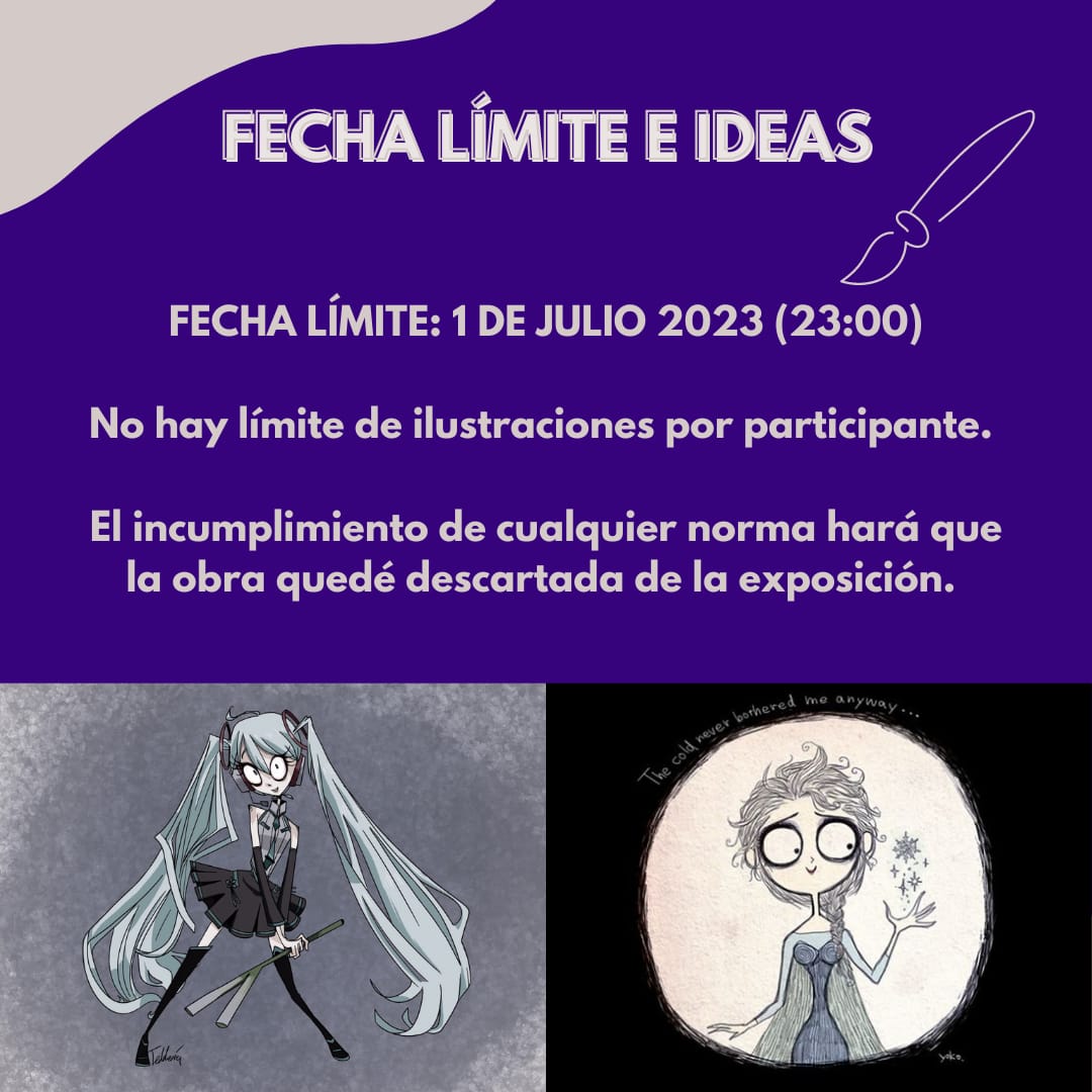 level_ub's tweet photo. ¡Atención! Llamando a artistas. Este año en Level Ub haremos una exposición de ilustraciones con estética Tim Burton. Envía tu participación hasta el día 1 de julio al correo de @k_insa_aso.
#ubeda #friki #levelub23 #expo #arts #ilustracion #timburton #gothic #nbx https://t.co/BBOTCCa690