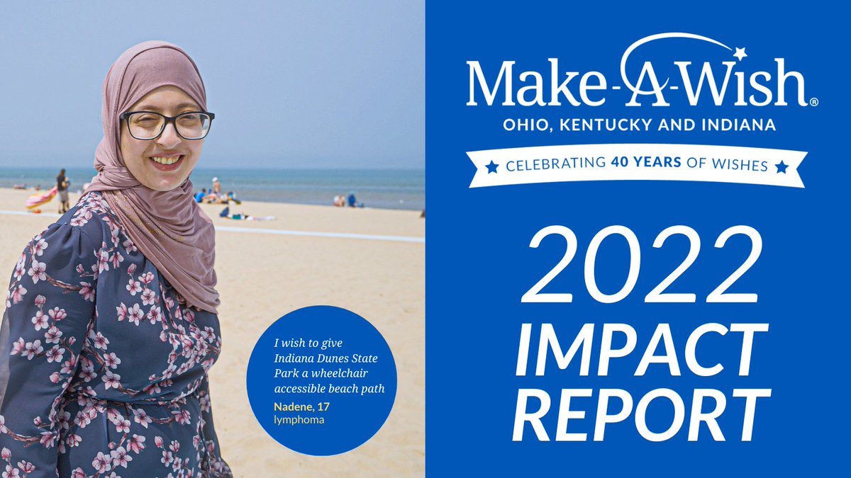 2022 was a year of resilience, fortitude, and leadership. In 2023, it’s our goal to grant a record 1,200 wishes and raise $20M. Join us to grant life-changing wishes for children with critical illnesses! Read our 2022 Impact Report: oki.wish.org/impact22 #MakeAWish