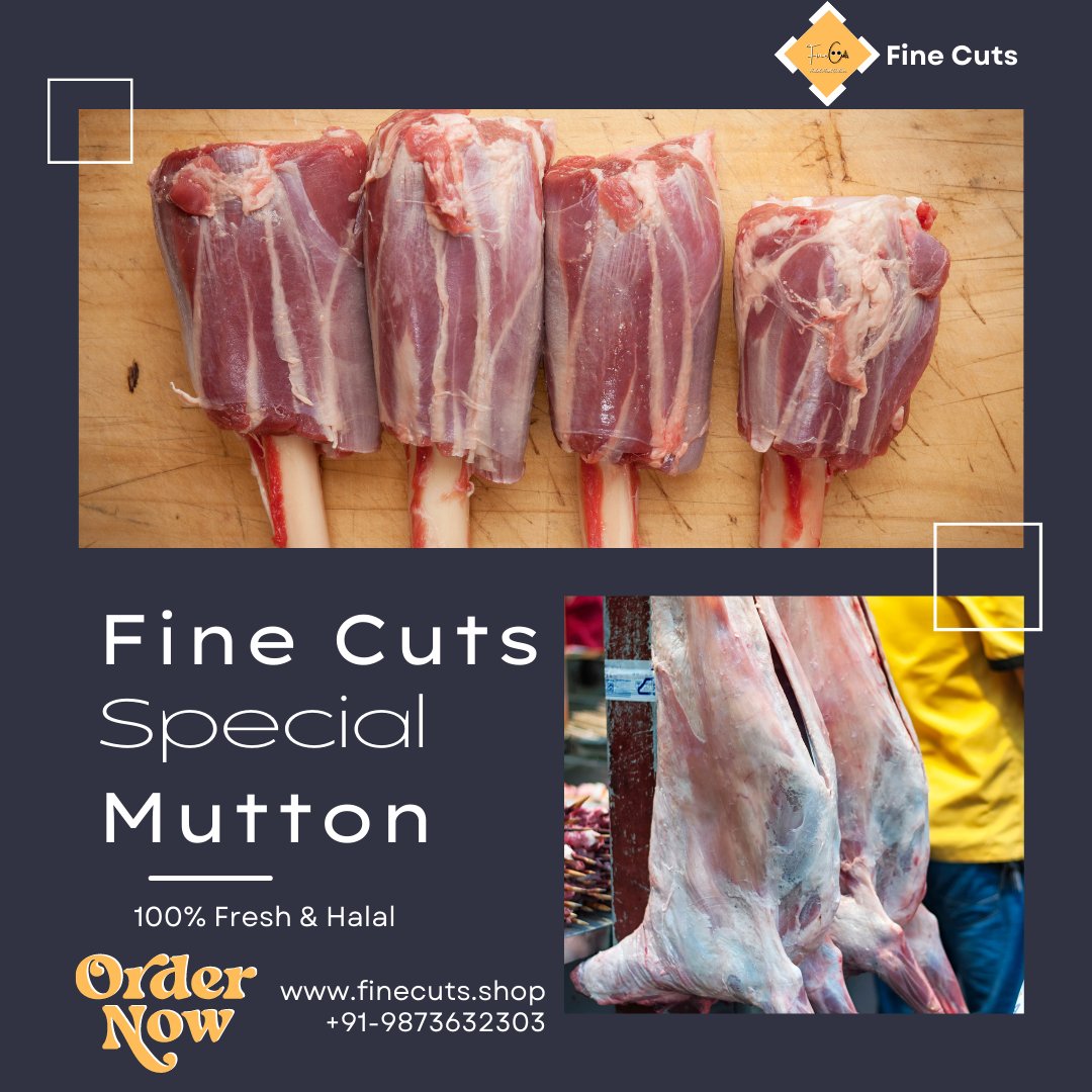 Fine_Cuts_meat's tweet image. Buy Mutton Meat Online!
finecuts.shop
#mutton #labm #meat #Trending #Twitter