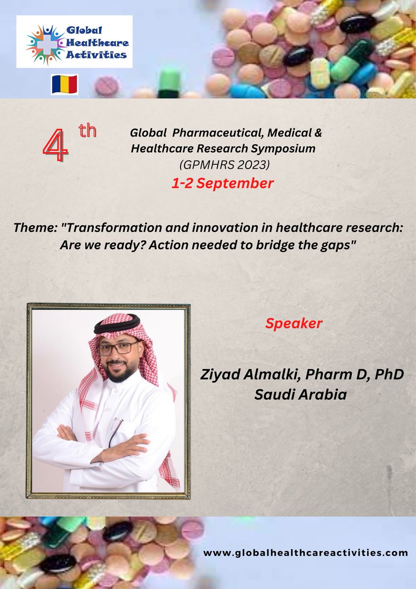 GhealthcareAA's tweet photo. Meet experts in research innovation.
We encourage U to submit your abstract &amp;share your research experience virtually. Accepted abstracts will be presented as oral presentation.
For information about abstract submission &amp; registration, visit https://t.co/bQ7OIxaqv9
@clinicalphar https://t.co/aYKNqziWnR