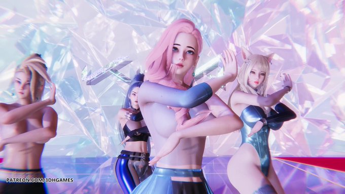 🆕Tease of my new video! 📽  💗[MMD] Mave - Pandora Sexy Striptease KDA Ahri Akali Kaisa Seraphine Evelynn<a href="/tag/3d"class="tags"><span>#3d</span></a>