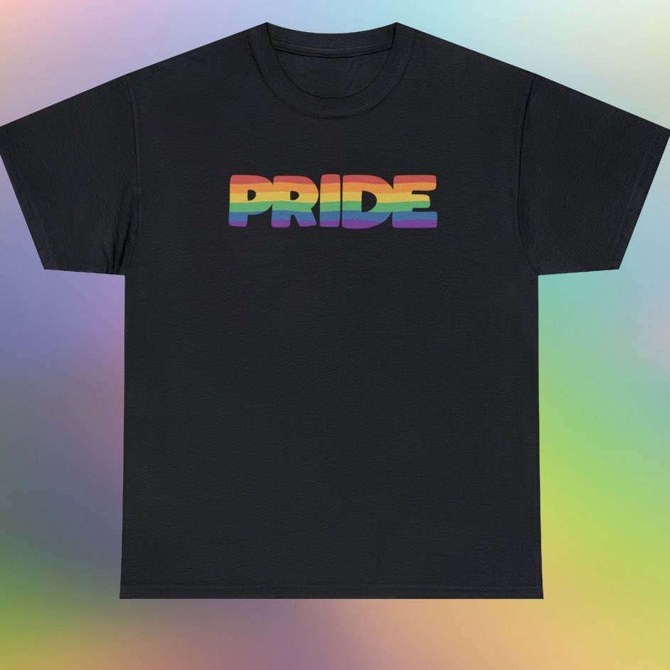 My friend made some t-shirts 
❤️🧡💛💚💙🩷💜
#PRIDE #Pride2023 #londonpride 

etsy.com/uk/listing/148…