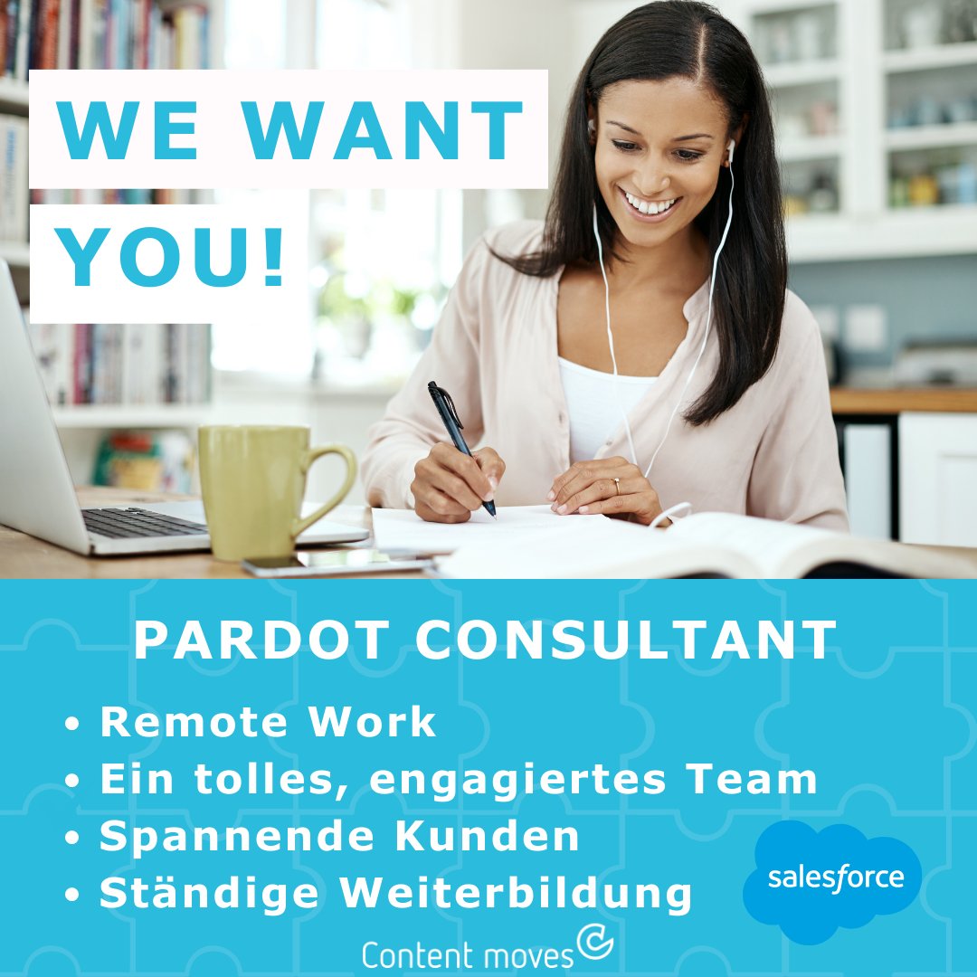 💙 Wir suchen dich! 🔎 Du kannst dir vorstellen als #Salesforce #Pardot (#MCAE) oder #SalesCloud Consultant Teil eines engagierten und professionellen Teams zu werden? 💻 Wir bieten dir #Remote Work, Flexibilität und ständige Weiterbildung. #Jobs ⬇️
hubs.ly/Q01TNnP_0