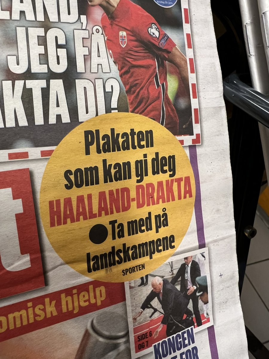 Ganske sikker på at Haaland velger å gi drakta til en Dagbla-leser nå