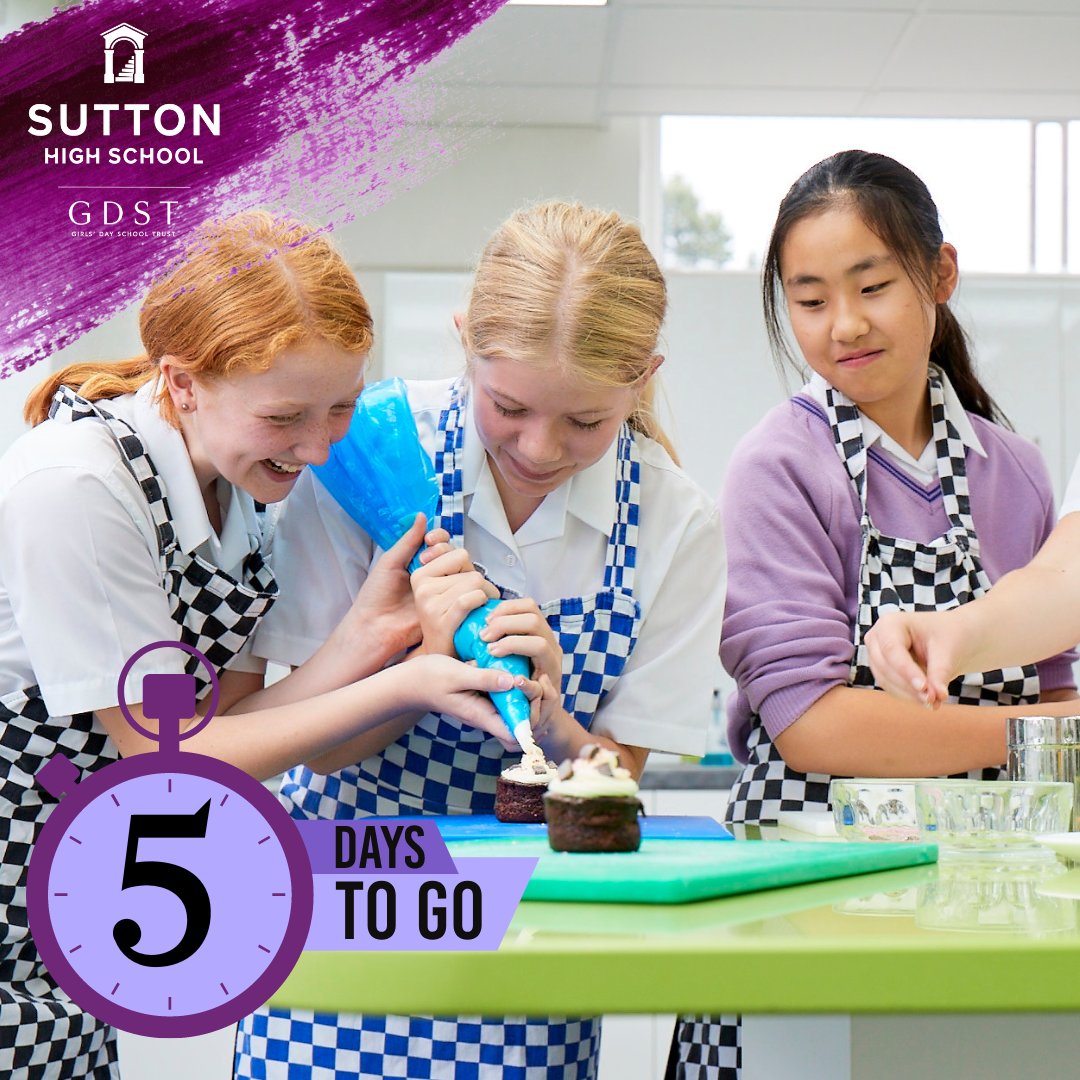 5 days until our Whole School Opening Evening! Are you as excited as we are? ✨🙌

#Sutton #SuttonHigh #OpenEvening