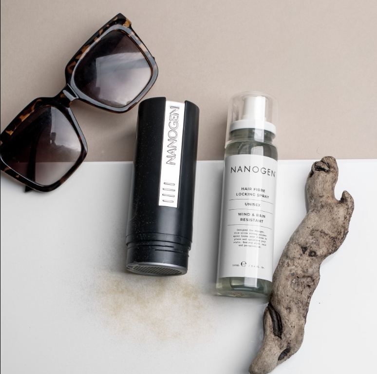 OfficialNanogen's tweet photo. We love the summer here at Nanogen! 

We all know how important it is to protect our skin when in the sun, but did you know that the sun can also damage your hair? 

Our Hair Fibre Locking spray not only waterproofs your fibres for swimming. It also contains translucent shine enh https://t.co/SlSzRqlMjT