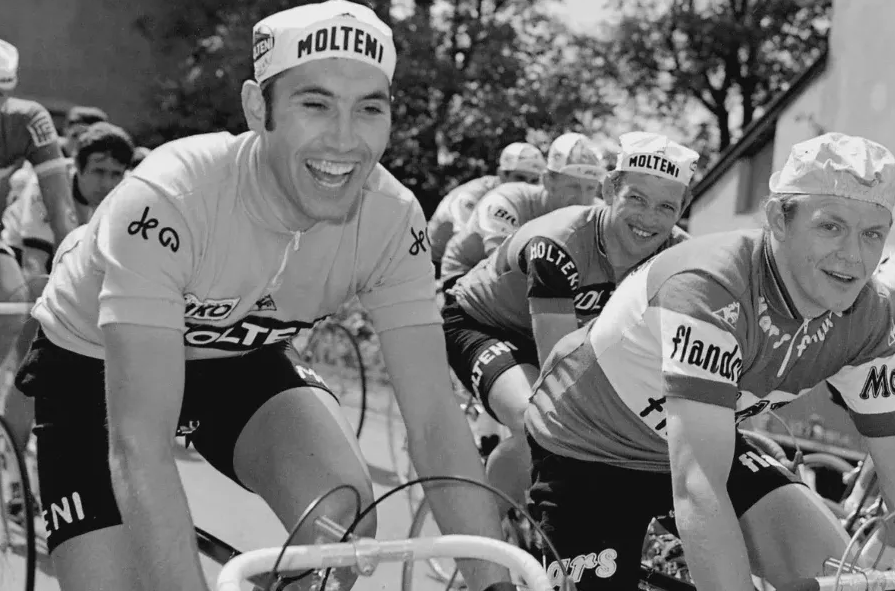 Happy birthday Eddy Merckx - 78 today

(\Greatest Cyclist in history\?) 