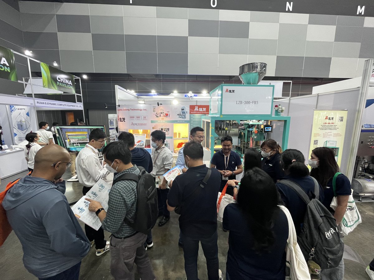 JialongOfficial's tweet image. the 30th international processing and packaging exhibition for Asia.
Fully- automatic/ Semi-automatic packing machine, One-stop Intelligent Packing Solutions. 
#RicePackingMachine
#GrainPackingMachine
#SoybeanPackingMachine
#WheatPackingMachine
#FeedPackingMachine