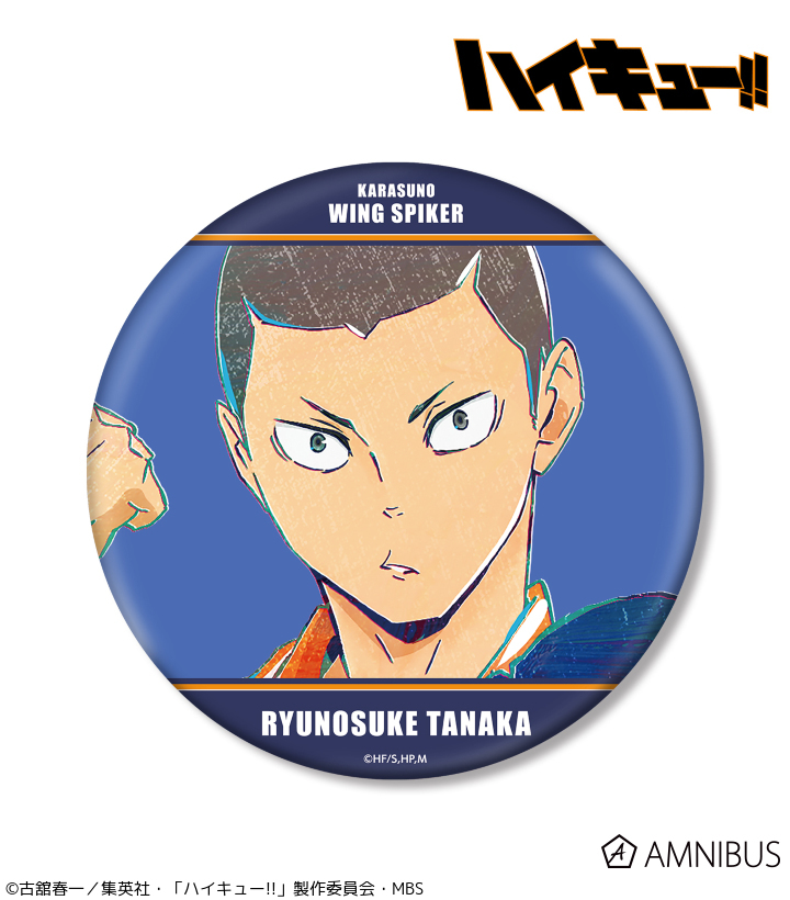 在庫販売】『ハイキュー!!』「田中龍之介 Ani-Art 第4弾 BIG缶バッジ