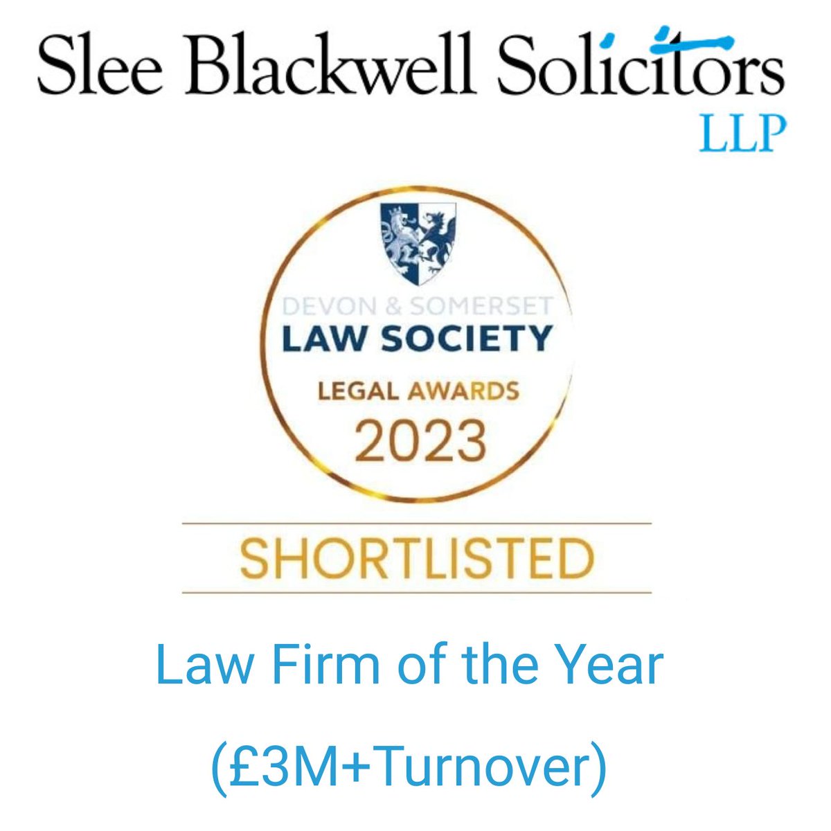 Just days away from #dasls 2023 & we're so looking forward to a wonderful evening celebrating the best of #Devon & #Somerset #legal talent with @DSLawSociety and @TheShaunWallace