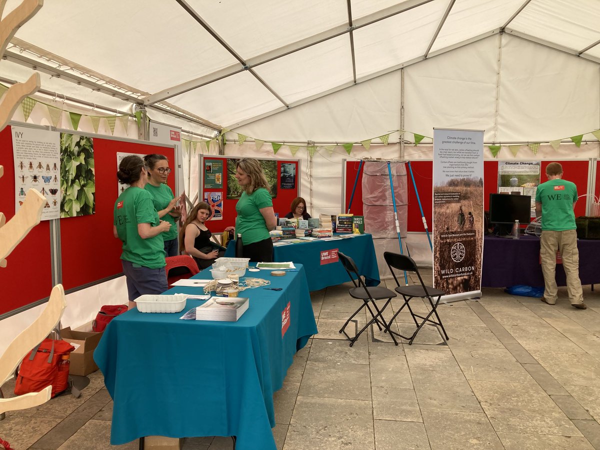 Just finishing setting up ⁦<a href="/UWEBristol/">UWE Bristol</a>⁩ ⁦<a href="/UWE_Research/">Research from UWE Bristol</a>⁩ ⁦<a href="/climate_books/">Climate Change Book Club</a>⁩ for ⁦2023 ⁦<a href="/FestofNature/">Festival of Nature</a>⁩ great to be back on millennium square.