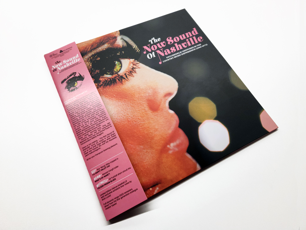 PenneyDesign's tweet photo. LP artwork for The Now Sound Of Nashville: Psychedelic Gestures In The Country Music Experience (1966-1973). Limited gatefold pink vinyl LP with obi-strip. https://t.co/zH5iwo9rkW
#hillbilliesinhell #lightintheatticrecords https://t.co/taKaFxPX0e