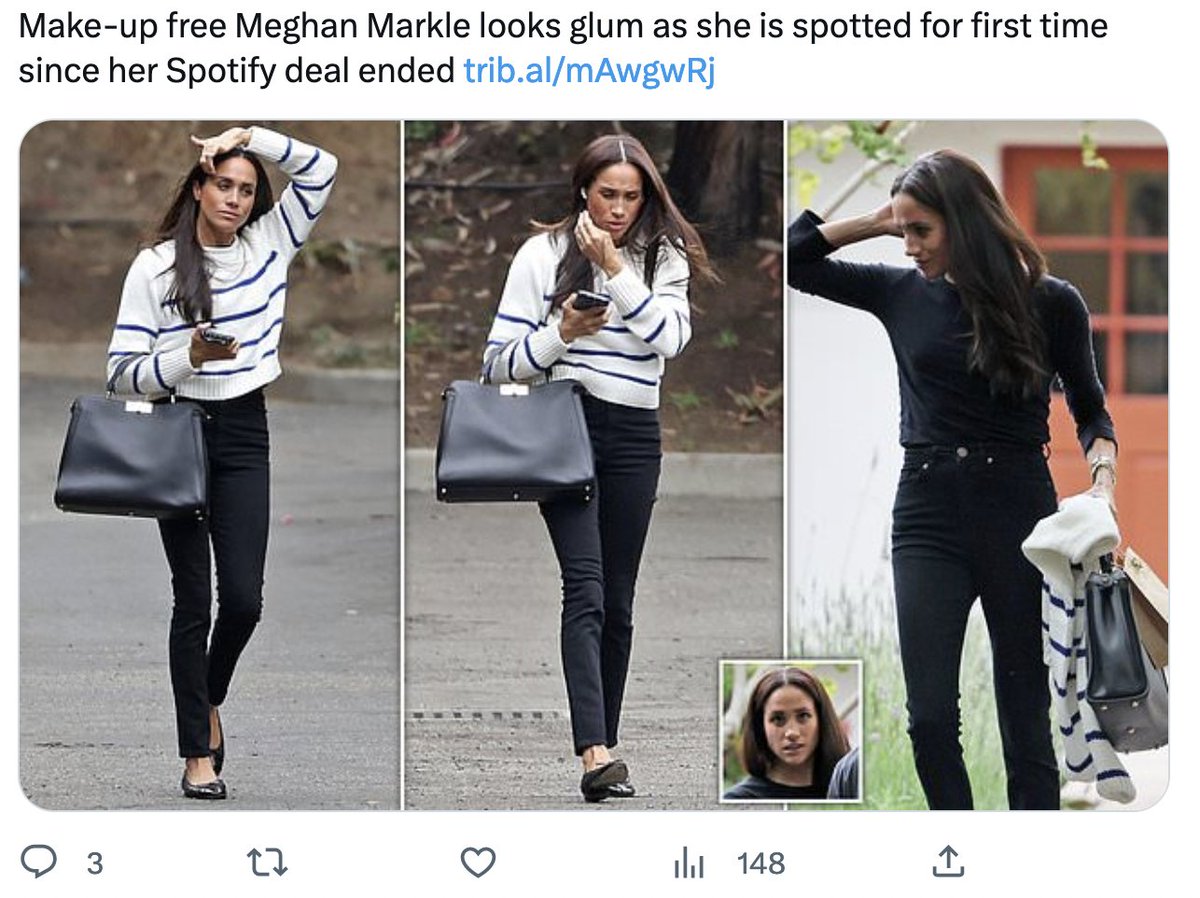 Make-up free Meghan is gorgeous!

#WeloveyouHarryandMeghan #Archetypes #PrincessMeghan #DuchessofSuccess #HarryandMeghan #MeghanMarkle #LoveWins