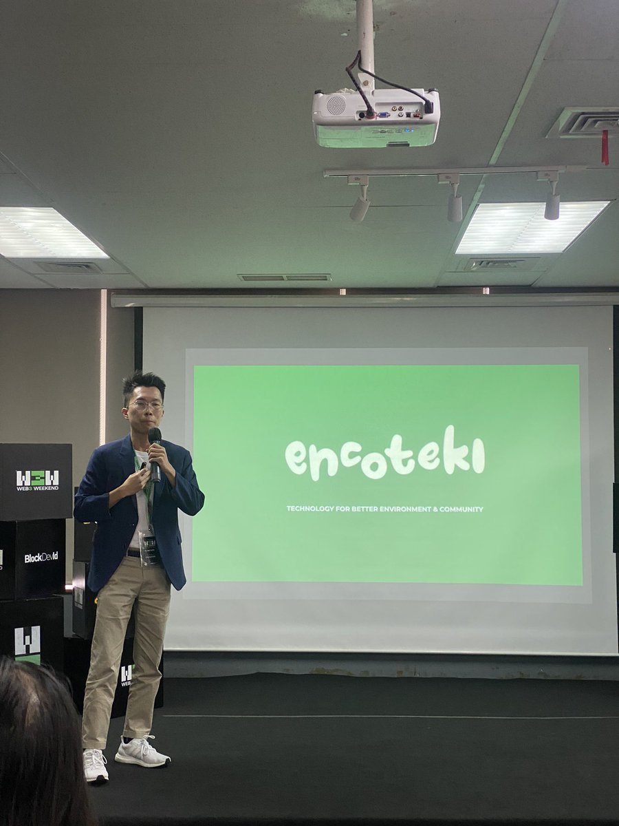 Web3Weekend's tweet image. Wonder what @encoteki is up to?👀