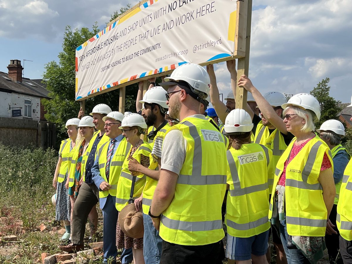 Yesterday we reached a huge milestone in our project! We held a groundbreaking event to celebrate the beginning of construction on site. We were glad to be joined by John cotton @BrumLeader and @steve_mccabe and many people who helper us get so far #buildhousingtobuildcommunity