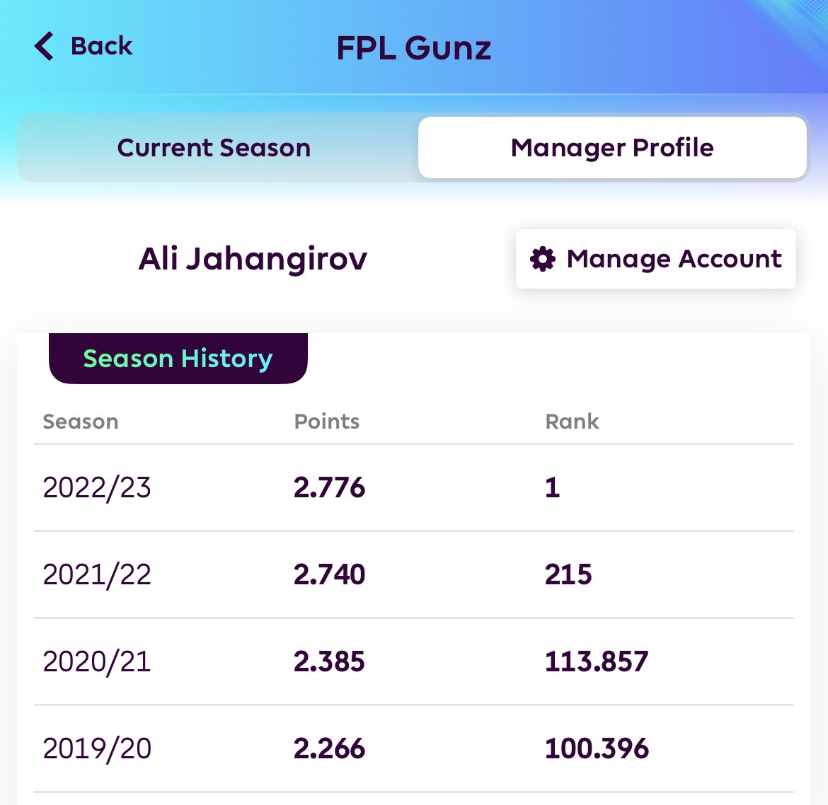 What should be my realistic target next season? #FPL #FPLCommunity