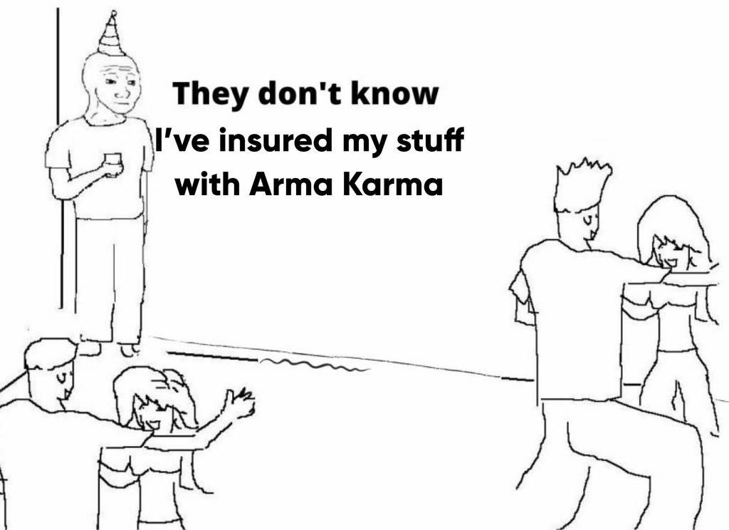 Prices start from £1.99 a month ✅ Flexible ✅ Protected against damage, loss &amp; theft ✅ 

l8r.it/e9Vw

#ArmaKarma #Meme #MemesDaily #MonthlySubscription