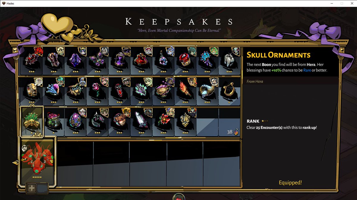 Skull Ornaments: Hera’s Keepsake!
