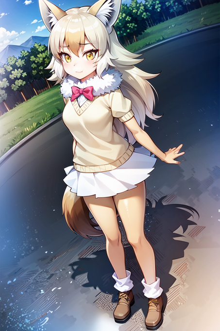 AI描きプログラムでアフリカンゴールデンウルフを作ってみました#けものフレンズ #stablediffusion #AIイラスト #AIart 