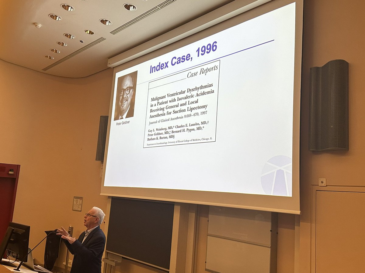 Alan Macfarlane (@ajrmacfarlane) on Twitter photo <a href="/lipidguy/">Dr. Guy Weinberg</a> talking about his amazing career prior to anaesthesia incl research. Then a chance index case in 1996 and progressing from there to a career investigating mitochondria/LAs and lipid rescue therapies for both LA and other drug toxicity.
Fantastic to listen to….
🧵 <a href="/lipidguy/">Dr. Guy Weinberg</a> talking about his amazing career prior to anaesthesia incl research. Then a chance index case in 1996 and progressing from there to a career investigating mitochondria/LAs and lipid rescue therapies for both LA and other drug toxicity.
Fantastic to listen to….
🧵