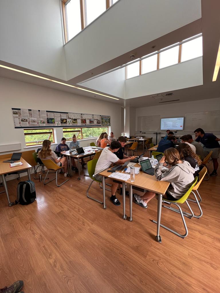 Day 2 of the 2023 Lower Sixth Geography field trip to Margam Park, South Wales. Pupils are currently planning their urban data collection day #fabgeography #NEA