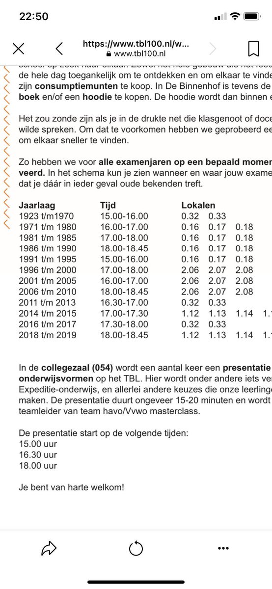 Voor alle reünisten <a href="/tbl_oss/">TBL</a> die vandaag vanuit het hele land (en zelfs uit het buitenland) naar Oss komen: word vriend van het TBL! 
En ontmoet natuurlijk je jaargenoten tijdens de meet &amp; Greet momenten