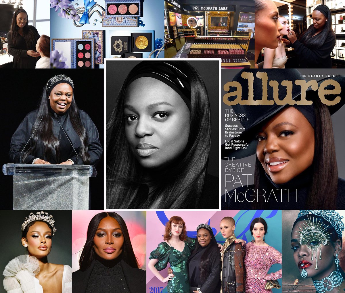 Pat McGrath, “most influential make-up artist in the world”, born 53 years ago on 17 Jun 1970, to #Jamaican parents in Northampton, England. 2018 private-equity firm Eurazeo invested $60 million in Pat McGrath Labs, valuing her beauty brand at $1 billion. 2019 Time Magazine 100…