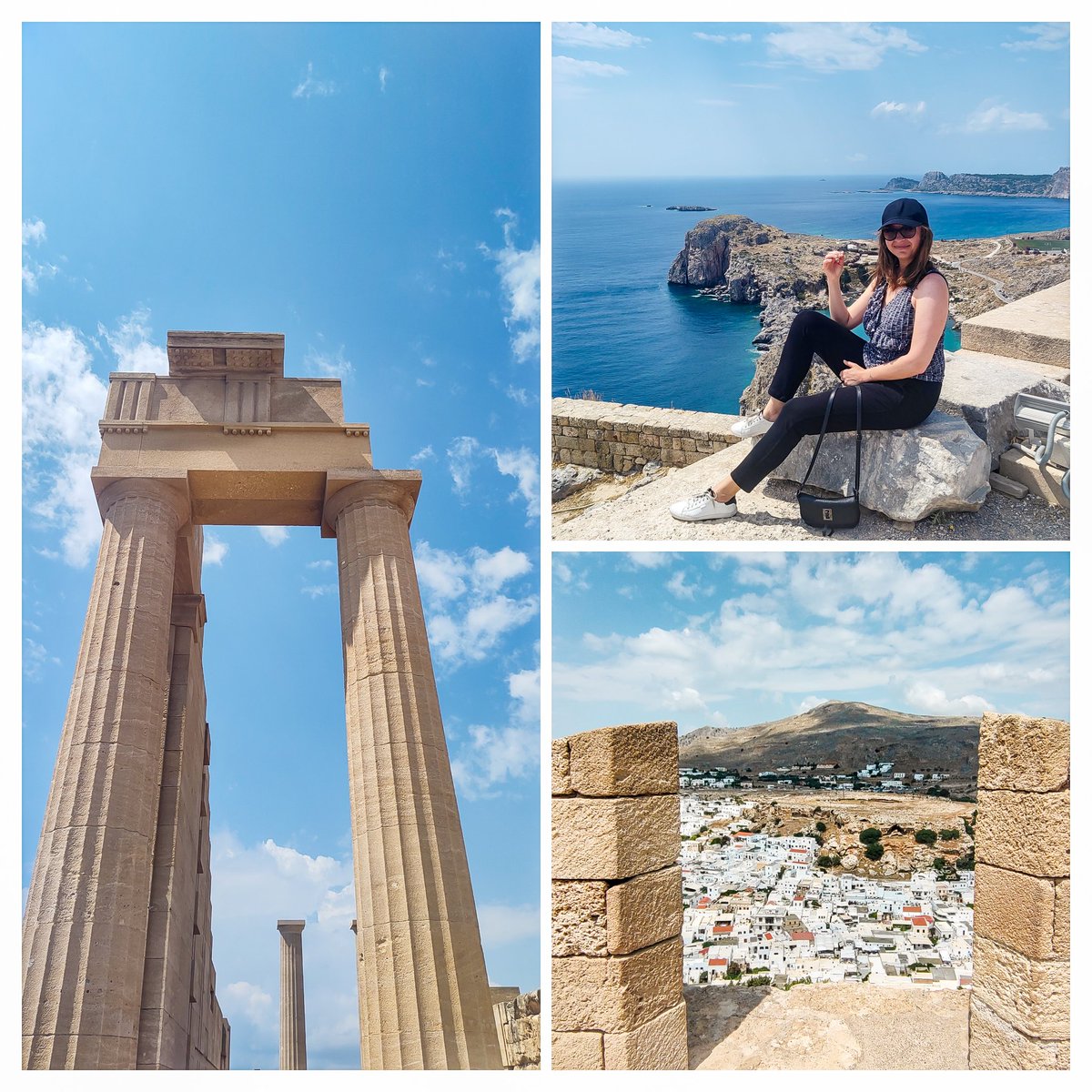 Chasing Greek gods... 📍Lindos, Rhodes 🇬🇷 #traveltribe #ttot
